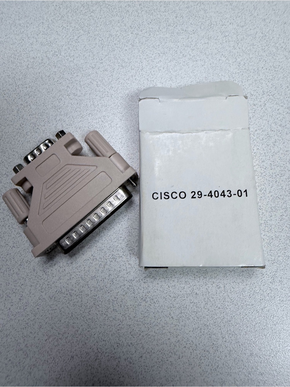 Cisco Beige Parallel Port Adapter Connector